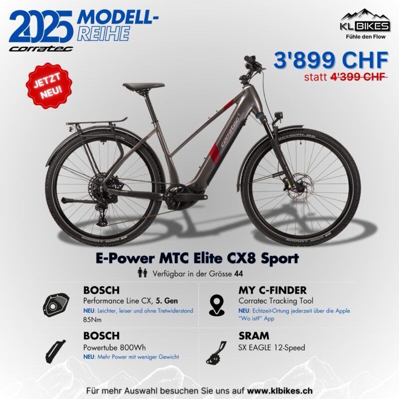 Corratec | E-Power MTC Elite CX8 Sport – Bild 8