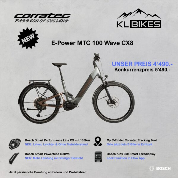 CORRATEC | E-POWER MTC 100 WAVE CX8