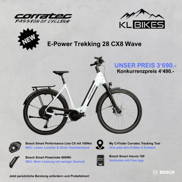 CORRATEC | E-POWER TREKKING 28 CX8 WAVE
